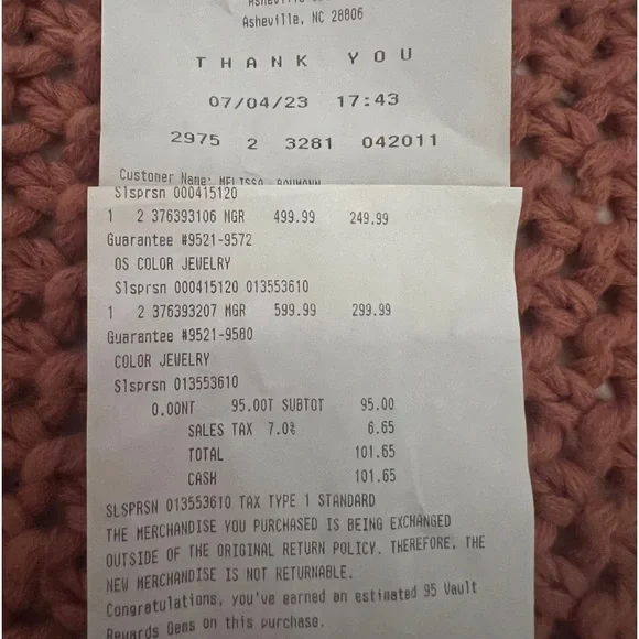 Natural diamond & London topaz set in 14k rose gold - 18in chain & earrings - Picture 5 of 5